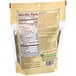 A white bag of Bob's Red Mill Organic Whole Chia Seeds with nutrition information.