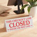 Checkout Lane Closed Sign Main Thumbnail 1