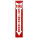 Buckeye Glow-In-The-Dark Fire Extinguisher Adhesive Label - Red and White, 18" x 4" Main Thumbnail 2