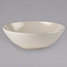A white Thunder Group Passion Pearl melamine bowl.