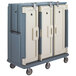 Cambro MDC1520T30401 Slate Blue 3 Compartment Meal Delivery Cart 30 Tray Main Thumbnail 2