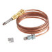 A Robertshaw 1900 Series heavy-duty coaxial thermocouple with a copper wire and metal connector.