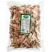 A bag of Dried Oyster Mushrooms with a label.