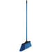 A blue Lavex angled broom with a long metal handle.