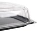 Sabert C9616 UltraStack 16" Square Disposable Deli Platter / Catering Tray with High Dome Lid   - 25/Case Main Thumbnail 7