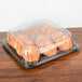 Sabert C9616 UltraStack 16" Square Disposable Deli Platter / Catering Tray with High Dome Lid   - 25/Case Main Thumbnail 1