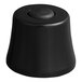 An Avantco black plastic cylinder with a round black button.