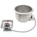 APW Wyott SM-50-11D UL 120V HP 11 Qt. Round Drop In Soup Well with Drain - 120V Main Thumbnail 1