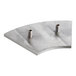 An Estella inner pressure plate for MDD series dough preparation equipment with two screws.