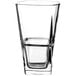 A case of 12 Libbey stackable beverage glasses, each with a clear curved edge.
