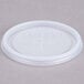 Cambro CLLT10 Disposable Translucent Lid with Straw Slot for Bowls, Mugs, and Tumblers - 1000/Case Main Thumbnail 4