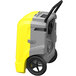 An AlorAir yellow and gray commercial dehumidifier.