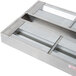 An APW Wyott stainless steel metal box with metal inserts on a counter.