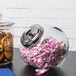 Choice 1 Gallon Glass Penny Candy Jar with Chrome Lid Main Thumbnail 4