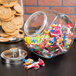 Choice 1 Gallon Glass Penny Candy Jar with Chrome Lid Main Thumbnail 1