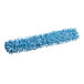 A blue Lavex chenille duster sleeve on a white background.