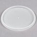 A Dart translucent plastic lid with a white circle.