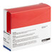 A red and white First Aid Only box of 25 burn gel packets with white text.