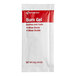 A white and red First Aid Only burn gel packet with red text.