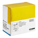 A yellow and white PhysiciansCare box of 50 heavy woven fabric adhesive bandages.