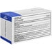 A white First Aid Only box of 100 alcohol antiseptic pads with blue and black text.