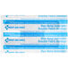 A package of 40 blue metal-detectable fabric knuckle bandages by First Aid Only.