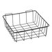 A black wire basket with a handle designed for CaterGator outdoor coolers.