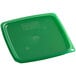 A green plastic Cambro FreshPro container lid.