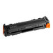 A black Point Plus remanufactured printer toner cartridge for HP on a white background.