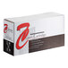 A white box with black and red text for a Point Plus Black Remanufactured Printer Toner Cartridge for HP CF258A.