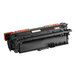 A yellow Point Plus remanufactured HP CE262A toner cartridge.