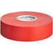 A roll of Shurtape red vinyl electrical tape with a label that reads "Shurtape EV 077 3/4" x 66' Red Professional Grade Electrical Tape"