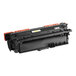 A yellow Point Plus printer toner cartridge replacement for HP CE262A.