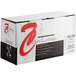 A white box with black and red text for a Point Plus Black Lexmark printer toner cartridge.