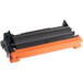 A black and orange Point Plus printer toner cartridge replacement for Brother TN880.