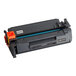 A Point Plus black remanufactured HP printer toner cartridge with blue tape on it.