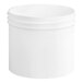 A 4 oz. white polypropylene jar with a lid.