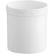 A 16 oz. white plastic jar with a lid.