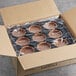 A brown box of La Rose Noire large round graham cracker tart shells with white text on the label.