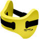 A yellow and black Kemp USA water aerobic belt with a black buckle.