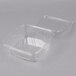 Genpak 1.5 Qt. Clear Hinged Deli Container - 100/Pack Main Thumbnail 3