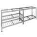 An AR Shelving boltless wire shelving unit with three shelves.