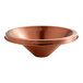 An Acopa copper lid for a wine tasting spittoon.