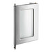 A silver rectangular Main Street Equipment right door assembly with a clear window.