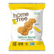 A yellow and white bag of Homefree Gluten-Free Mini Lemon Burst Cookies.