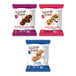 A group of Homefree cookie variety packs on a white background. One pack features a close-up of a chocolate chip cookie.