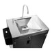 A Paragon stainless steel portable hand sink with a faucet.