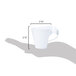Fineline 6400-WH Tiny Temptations 2.7 oz. Tiny Tonics White Plastic Cup - 64/Case Main Thumbnail 6