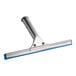 A Lavex window squeegee with a blue and silver handle.