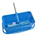A Lavex blue mop with a blue handle.